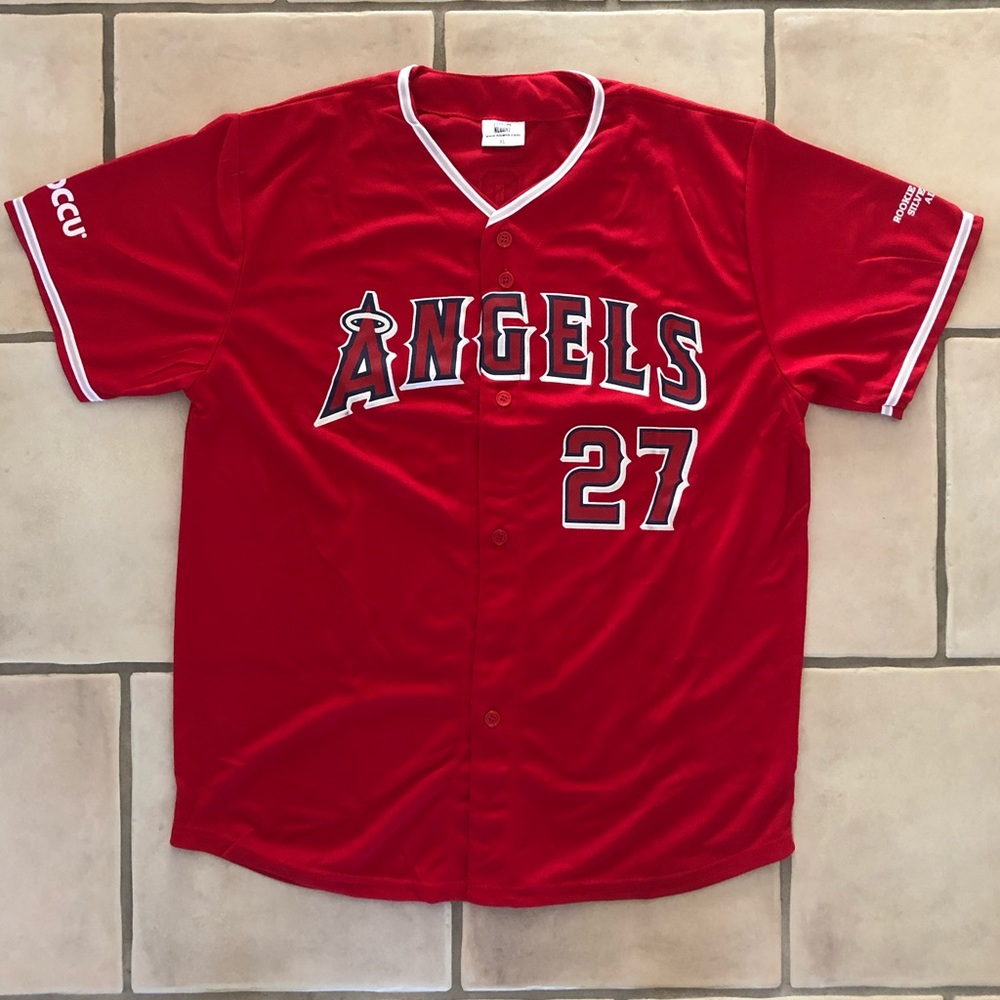 Mike Trout Angels Promo Jersey
